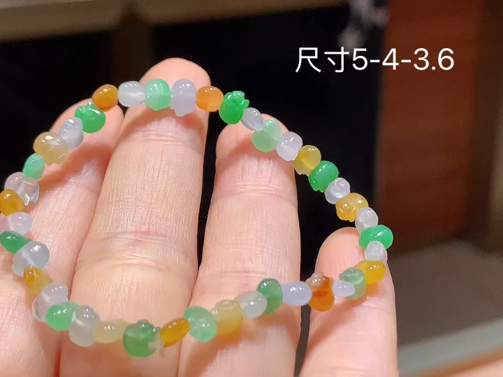 ️多彩手串  尺寸，5-4-3.6