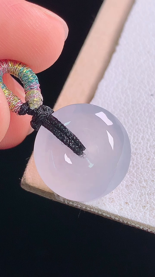 冰种平安扣，无裂，尺寸:13.6-5.2mm 26