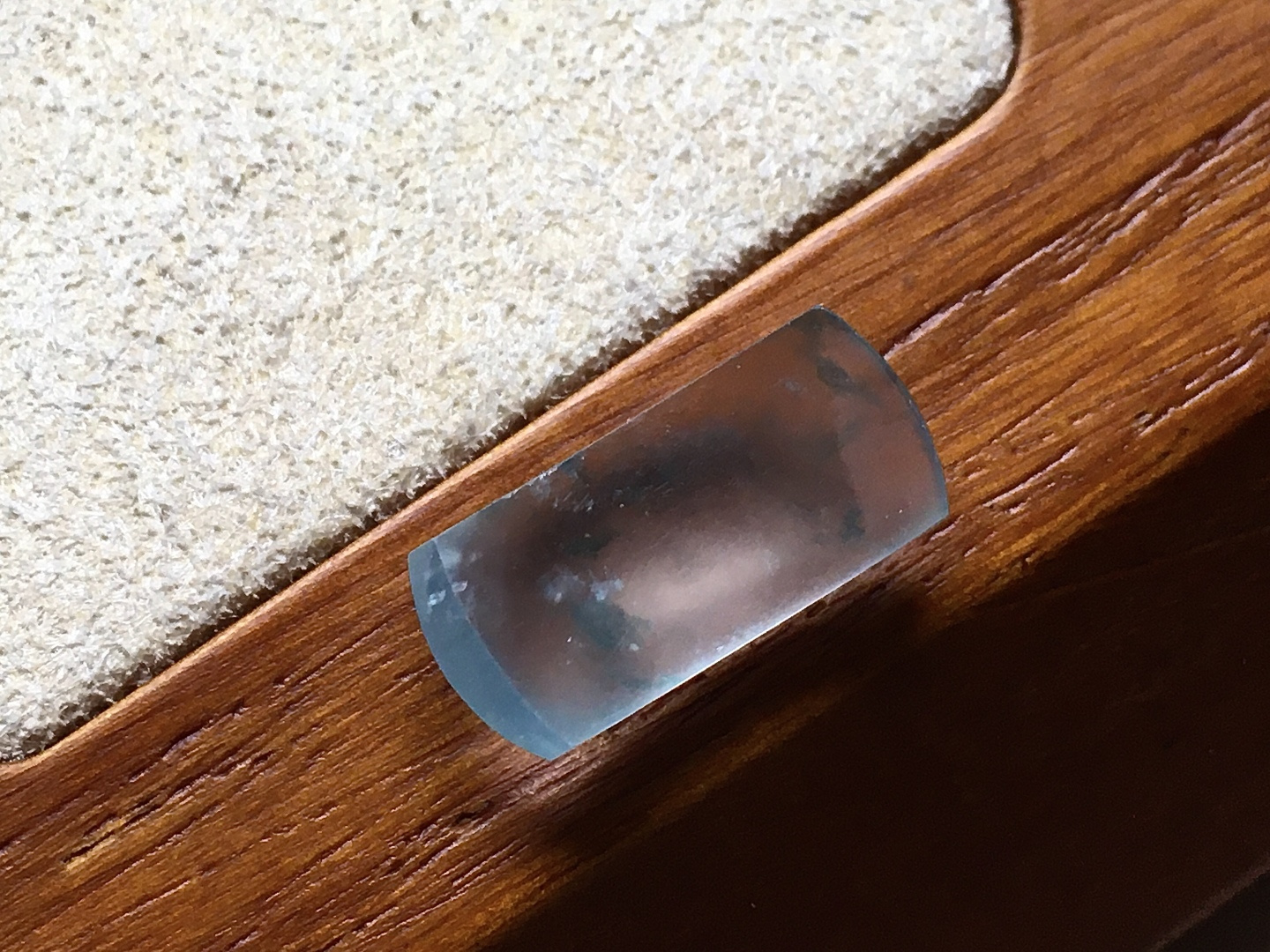 ️ 玻璃种飘花马鞍 飘花素雅，冰透感十足，无裂尺寸15.4*7*3.3