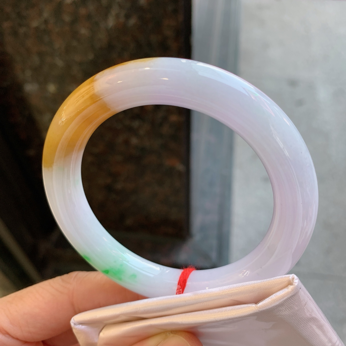 圆条双彩 无裂 尺寸：57/11 特色料子