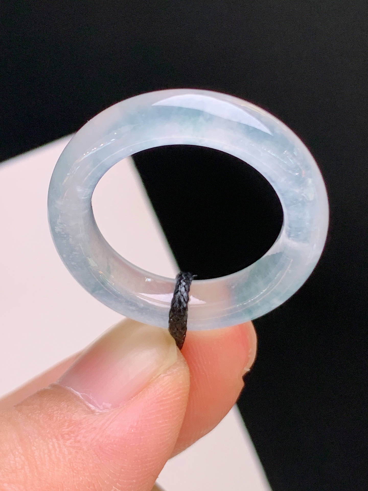 ️ 冰种飘花指环，意境飘花，冰感强烈，版型宽厚，裸石27.5-5.8-4.6，圈口19-20 49