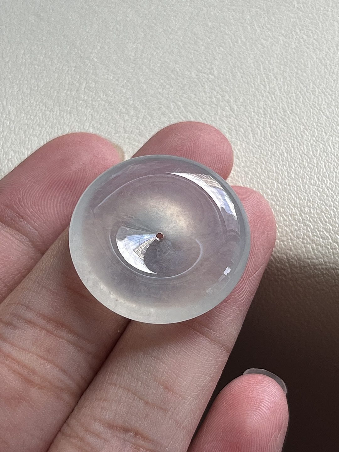 ️【平安扣】冰润水透，种老细腻起荧 尺寸：24.8*5.8,asd5929