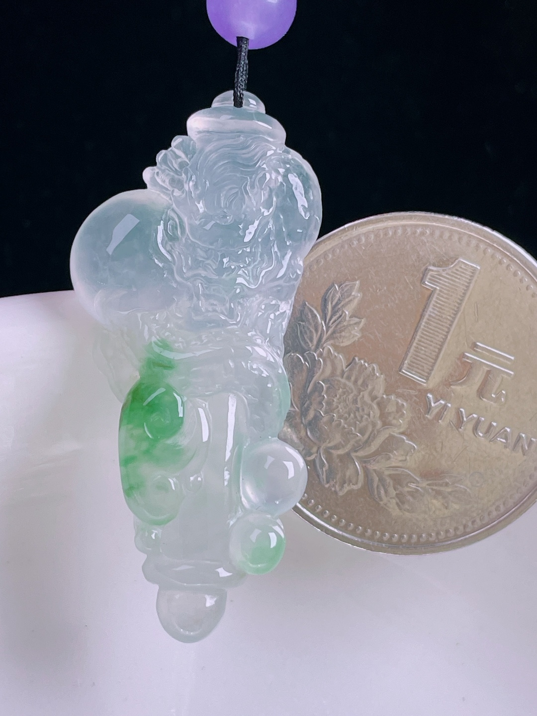 ️龙/凤，老种起光，细底通透，尺寸：38.7/18.3/6mm0929