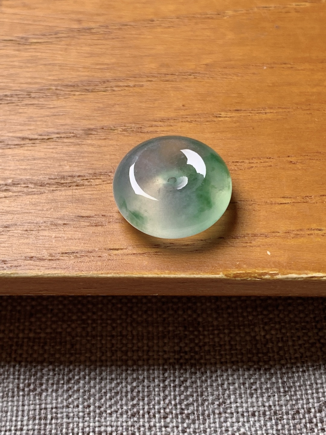 ️飘花平安扣，水润种老 0929 尺寸14.4*5.8