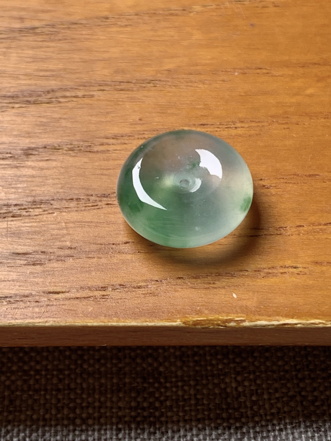 ️飘花平安扣，水润种老 0929 尺寸14.4*5.8