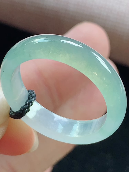 冰晴戒指，指环，无裂，内径尺寸19.2-5.1-2.4mm，20号手寸，j29zwy