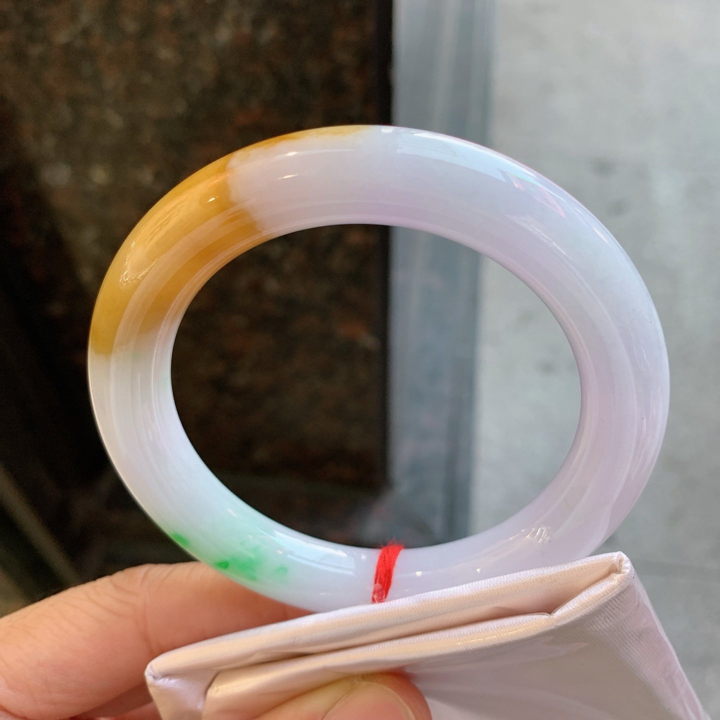 圆条双彩 无裂 尺寸：57/11 特色料子