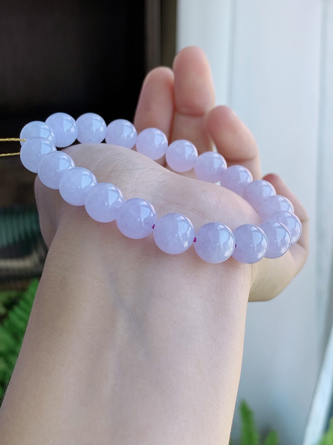 【珠子】手串圆珠珠子手串 【说明】缅甸 性比高 【尺寸】9.8mm 【重量】33.8克