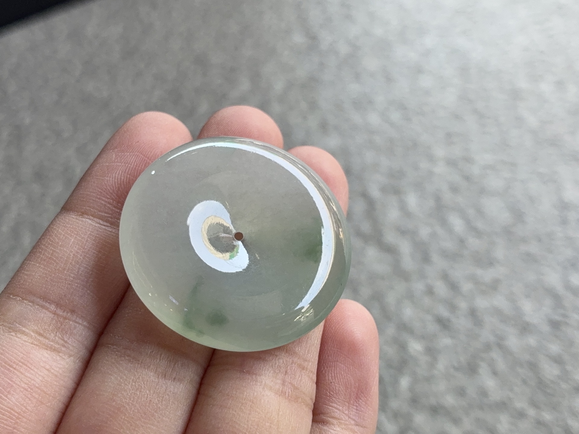 ️ 飘彩平安扣 尺寸：31.2×5.7