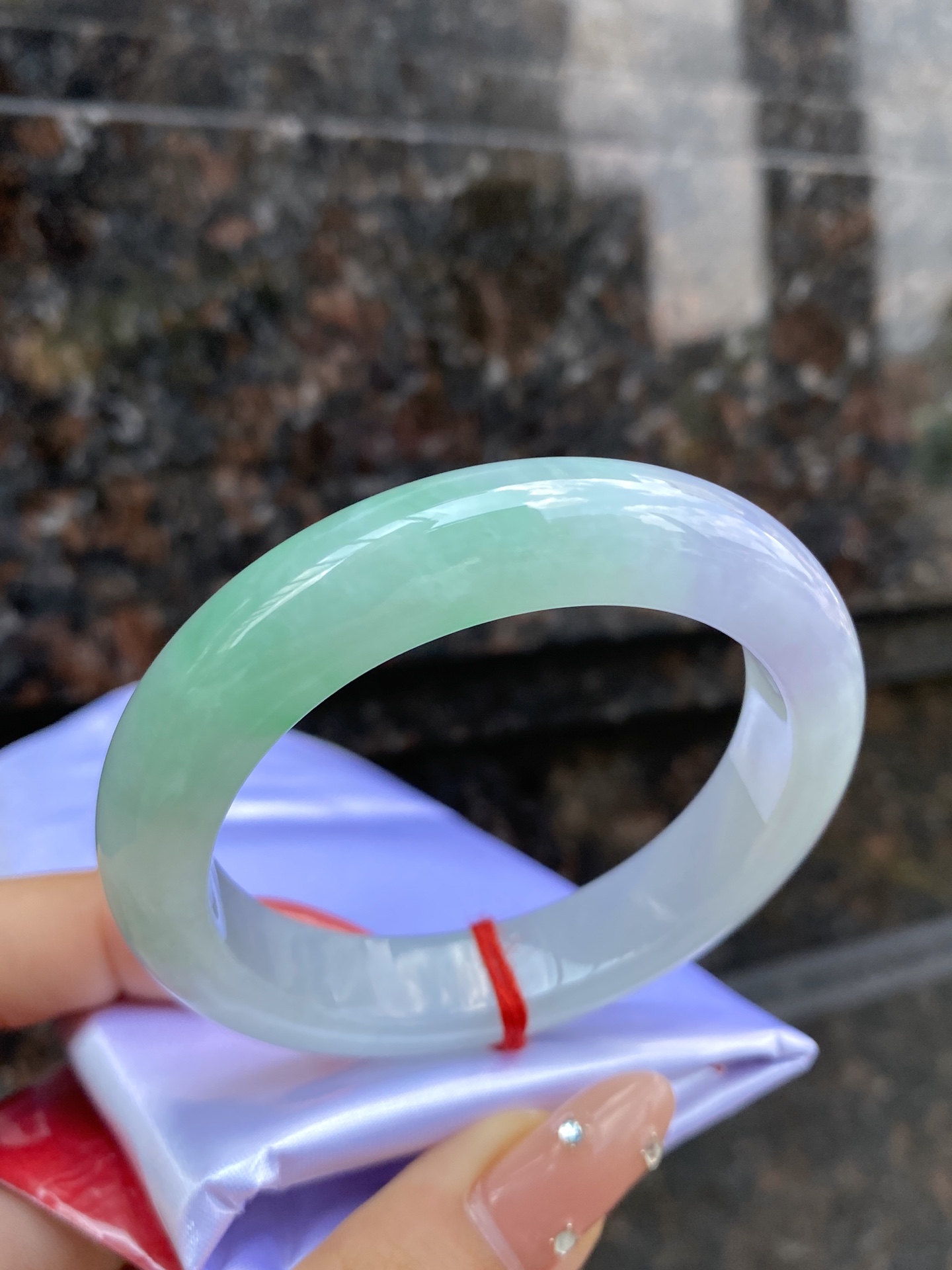 春带彩正圈手镯，尺寸：53.0-12.2-9.0，0CSL260930