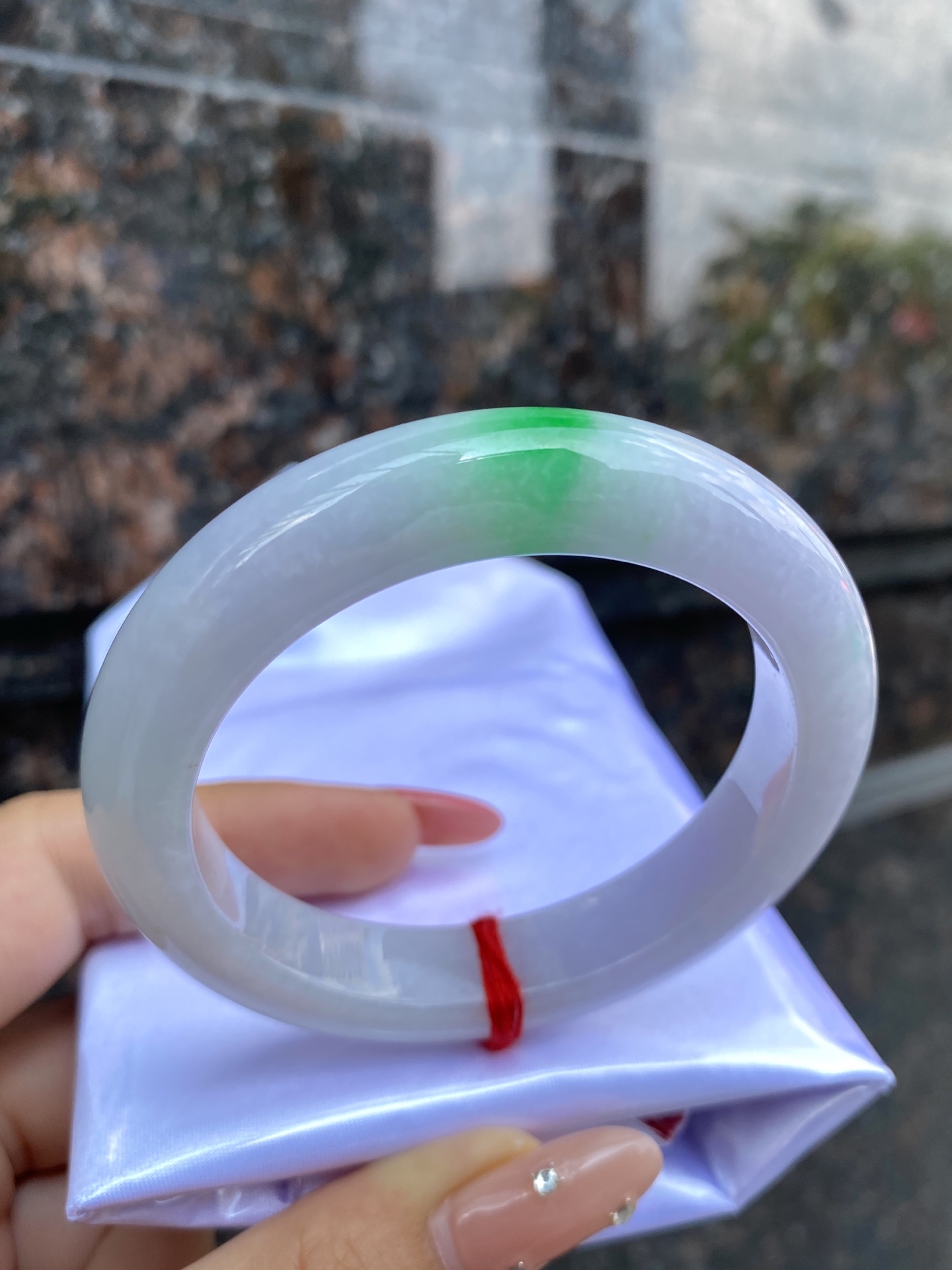 春带彩正圈手镯 尺寸：55.0-12.1-9.5 0CSL260930