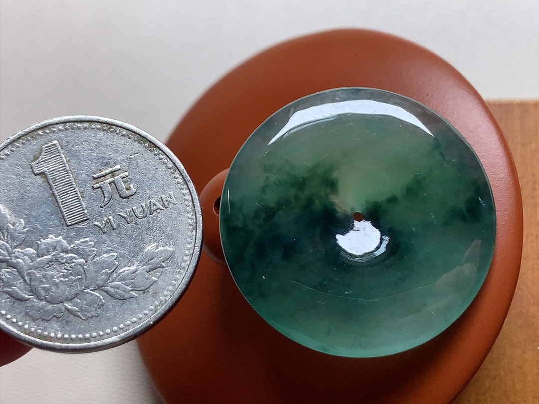 ️ 冰种飘花怀古 飘花色泽漂亮，种水，无裂尺寸29.3*4