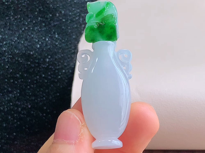 ️ 聚宝瓶，无裂，尺寸50.5-18.2-9.4mm，包A附证书