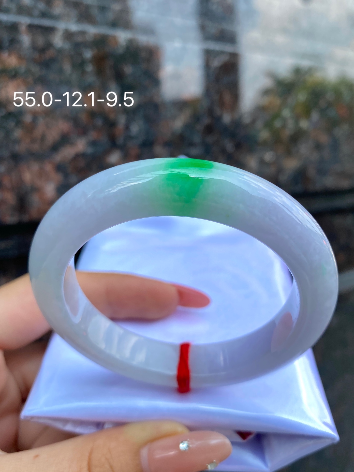 春带彩正圈手镯 尺寸：55.0-12.1-9.5 0CSL260930