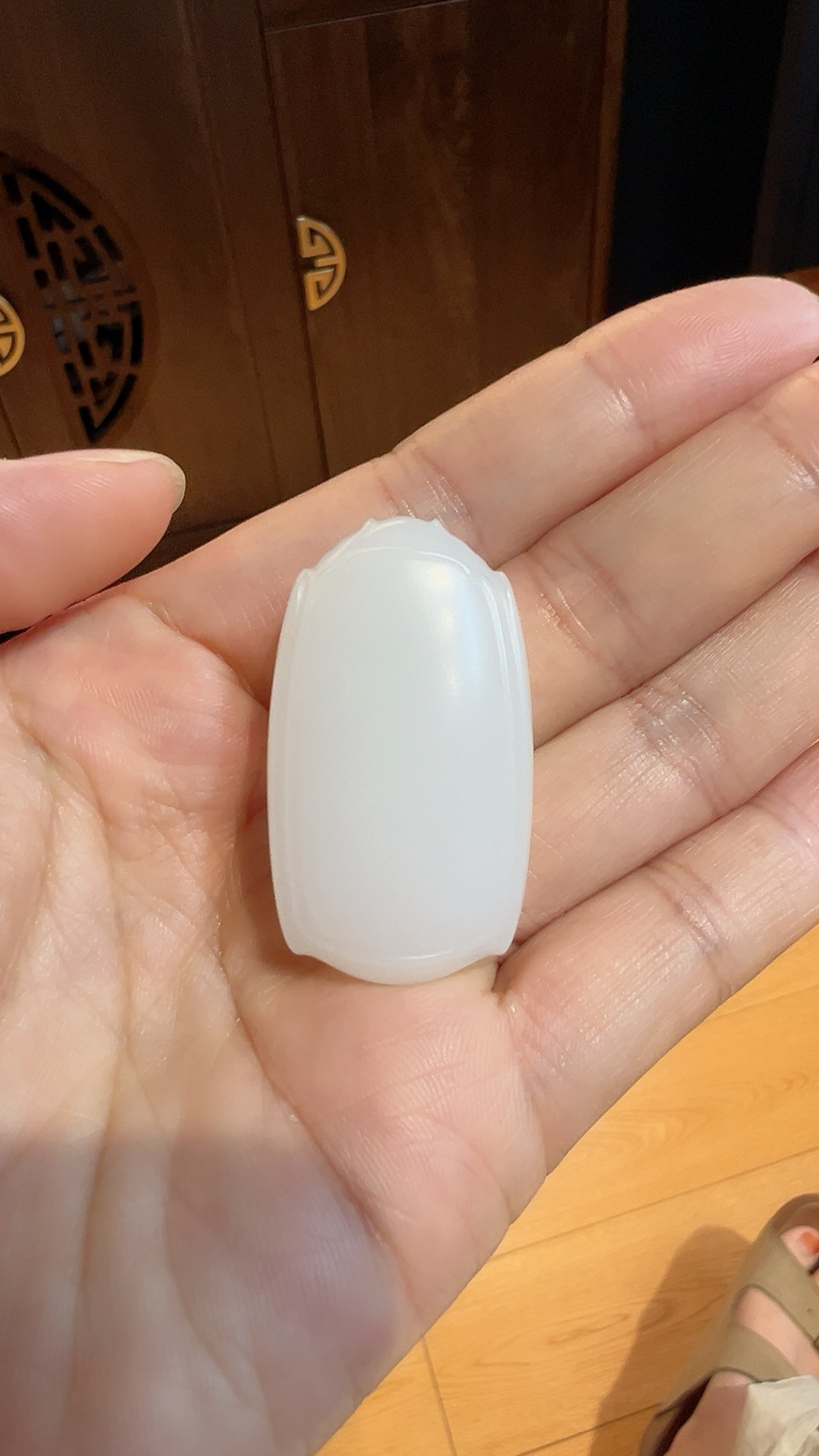 小精品｜平安无事牌
白细油 厚实饱满 牌型佩戴很赞

重22.6克 尺寸40*23*12.6m m