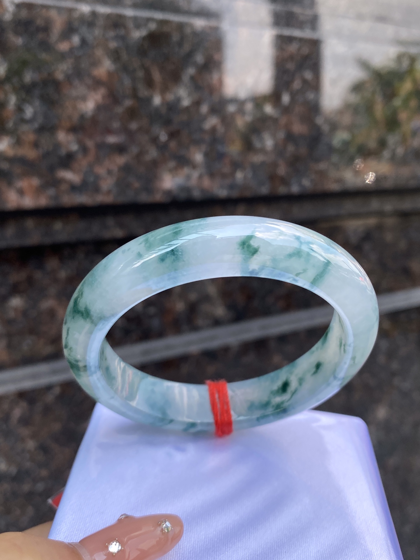 飘花正圈手镯 尺寸：55.0-12.7-8.6 0CSL260930