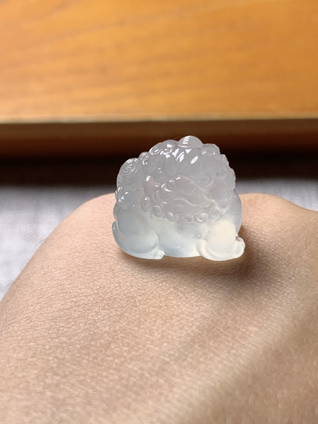 ️冰种麒麟，水润种老 1001 尺寸16.2*13.5*12.5
