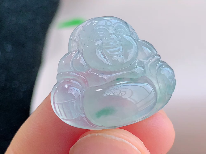 ️ 笑佛，无裂，尺寸25.4-20.0-4.1mm，包A附证书