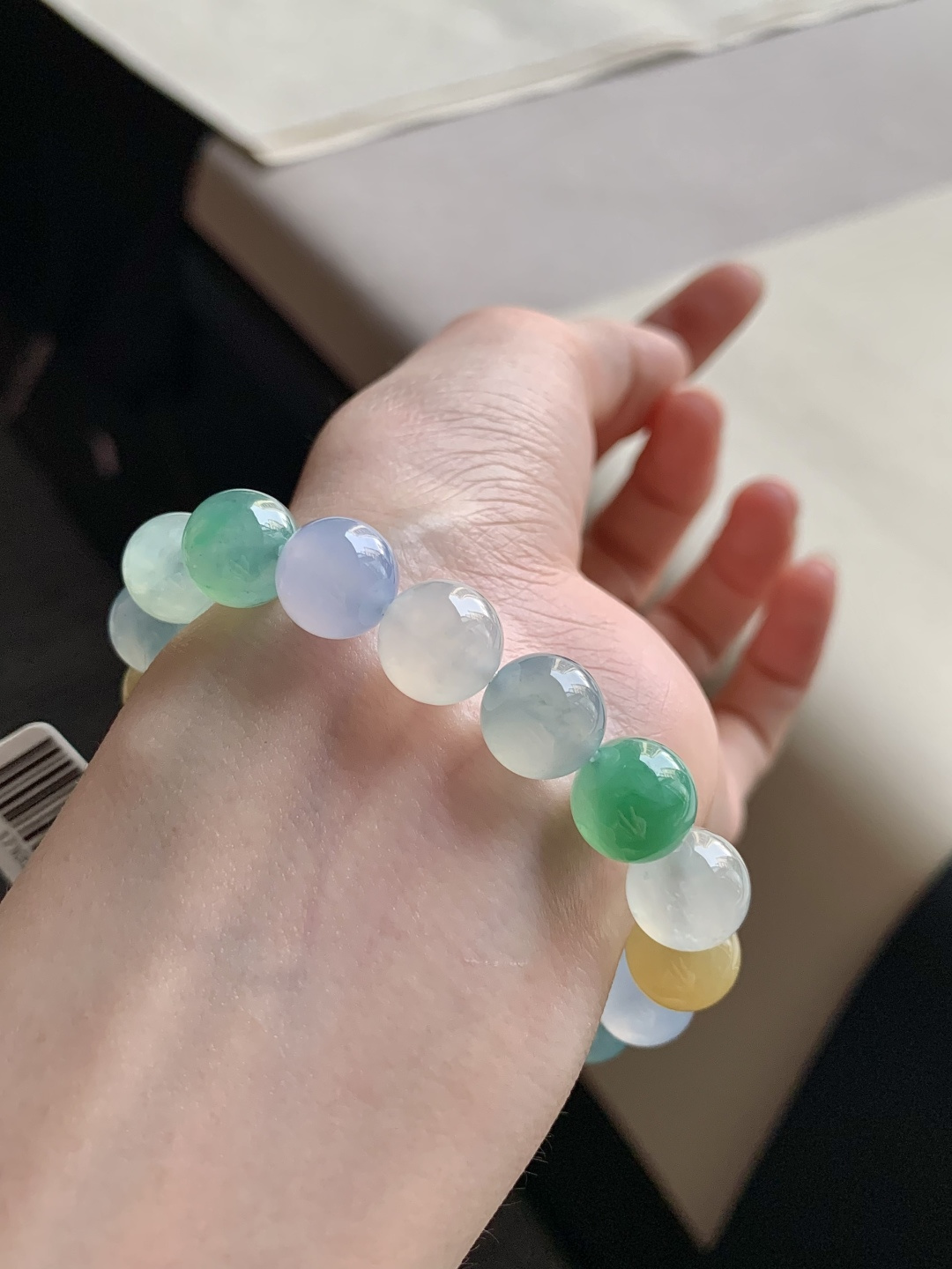 ️【珠子手串】种老细腻，色阳浓郁起胶 尺寸：10，9.8,c82101