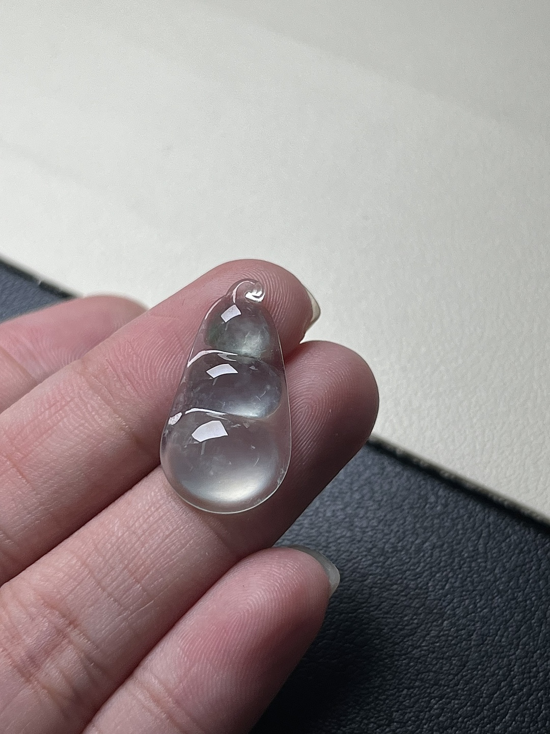 ️【福豆】冰润水透，种老细腻起荧 尺寸：23.7*12.6*4.4,b8101