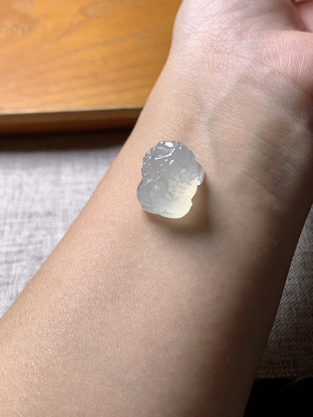 ️冰种麒麟，水润种老 1001 尺寸16.2*13.5*12.5