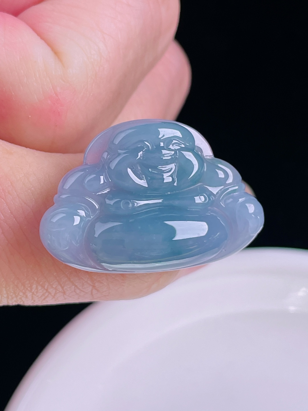 ️佛公，老种起光，细底通透，尺寸：19.2/29.6/5.8mm1002