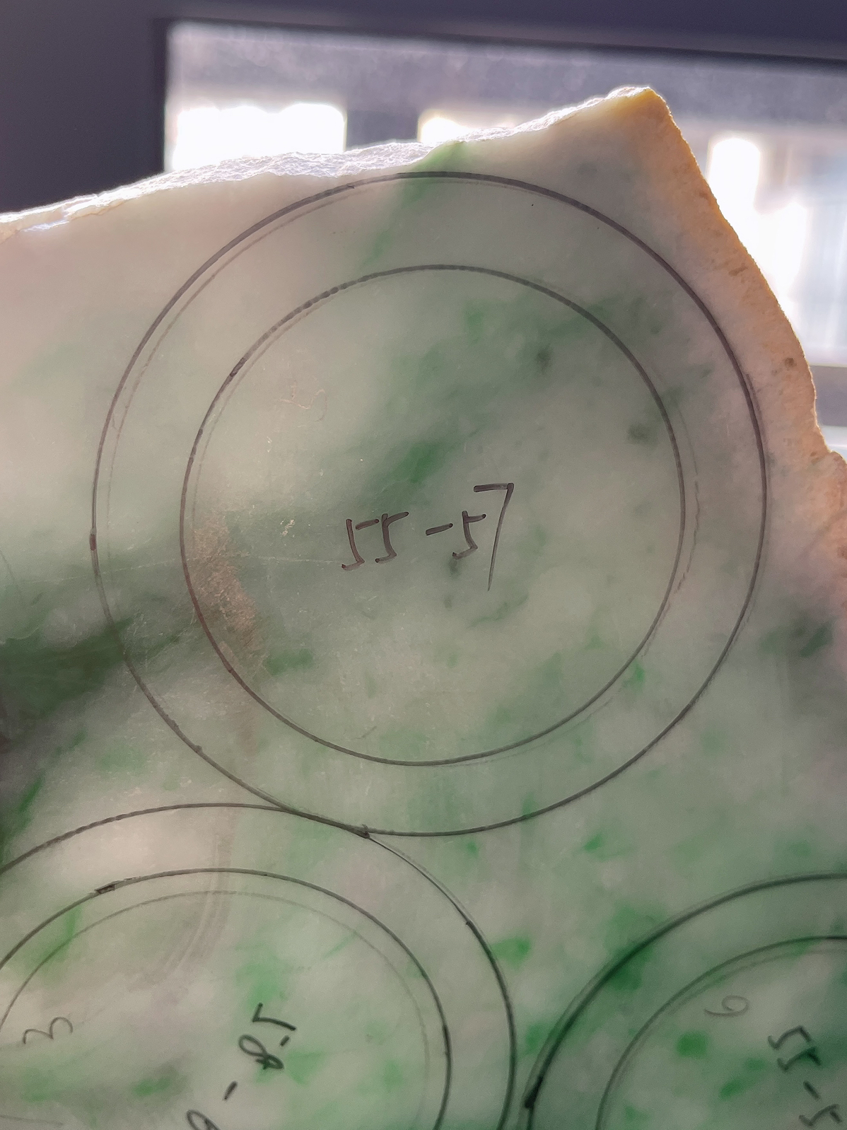 翡翠板料，⭕️正圈可做55-57