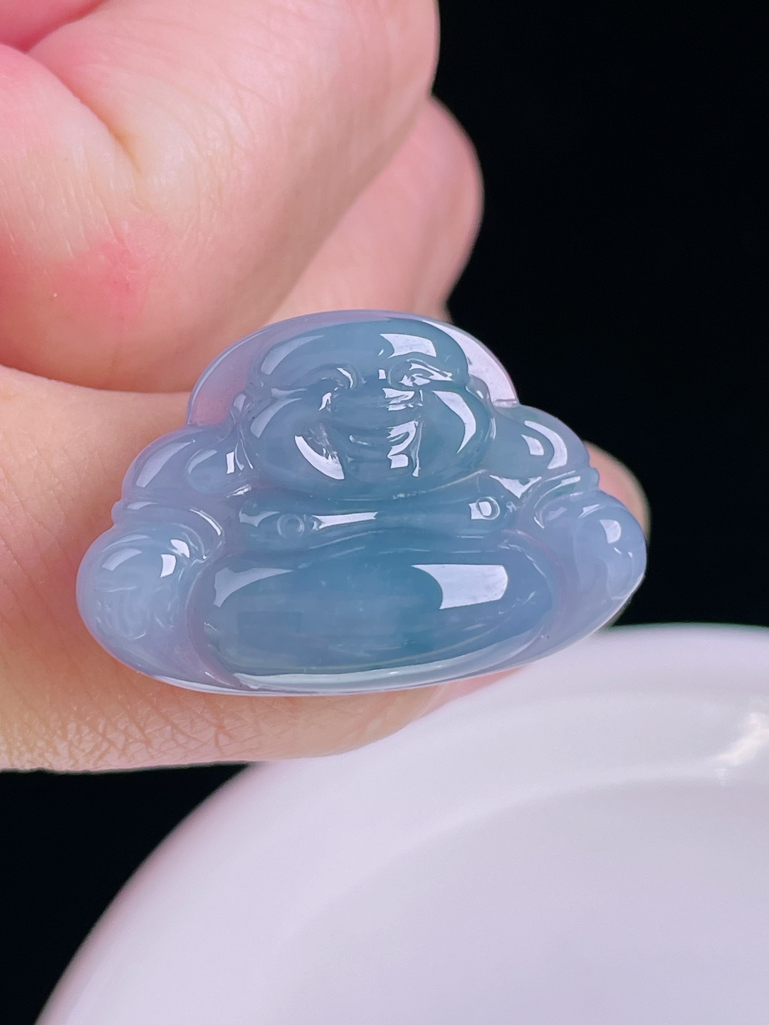 ️佛公，老种起光，细底通透，尺寸：19.2/29.6/5.8mm1002