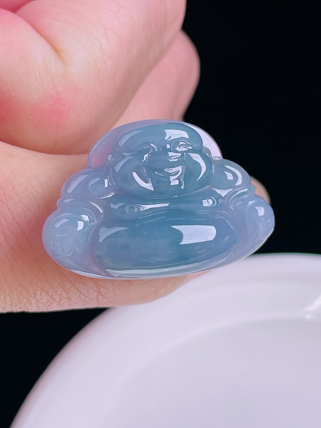 ️佛公，老种起光，细底通透，尺寸：19.2/29.6/5.8mm1002