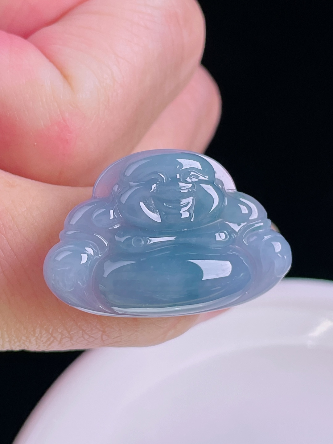 ️佛公，老种起光，细底通透，尺寸：19.2/29.6/5.8mm1002