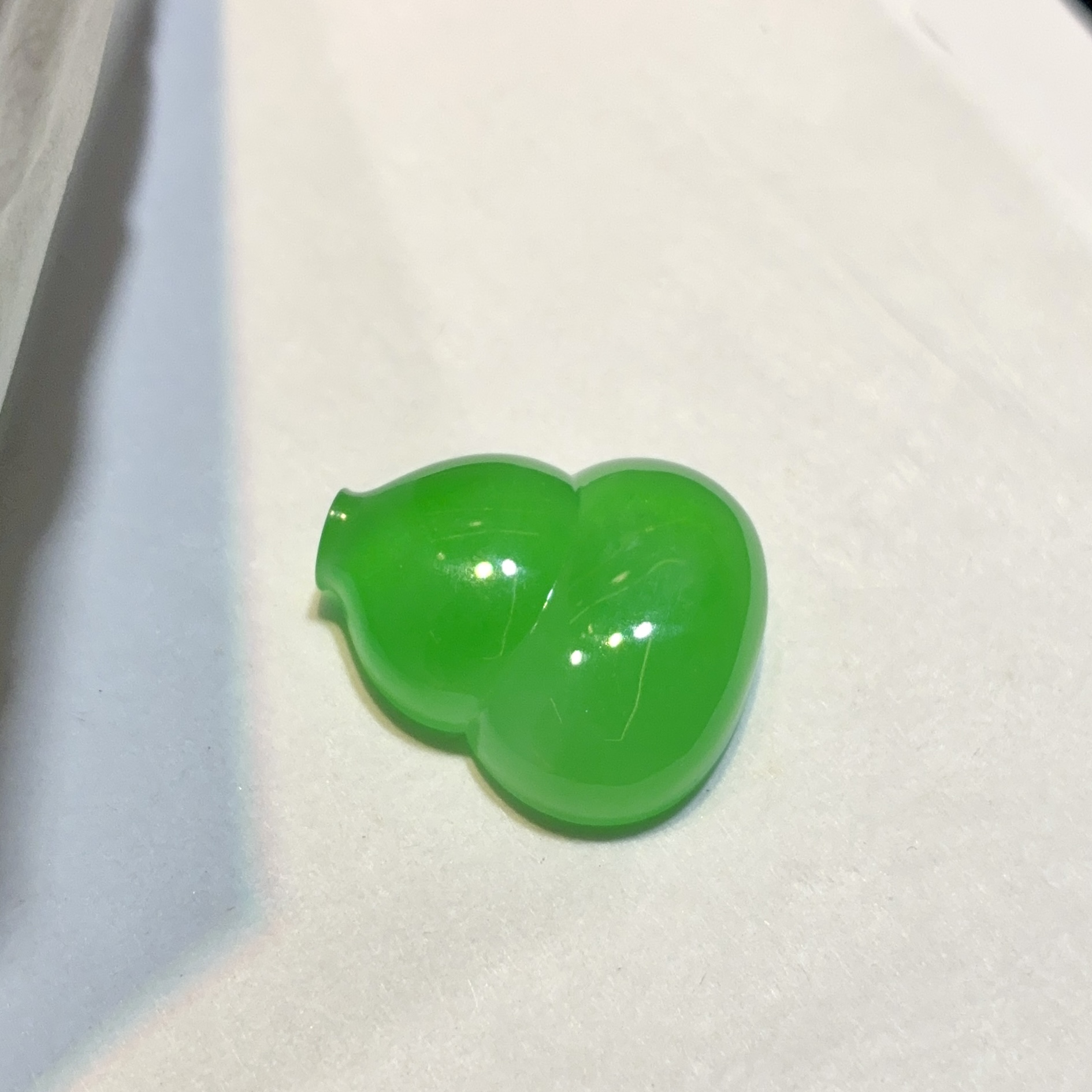 ️ 【冰绿葫芦】 尺寸：21.3×19.5×6 玉泽承韵，雅藏千年
