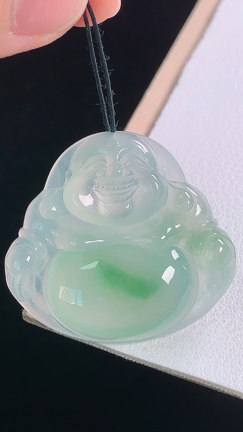️冰飘绿佛公，无裂，尺寸:33.0-35.7-6.4mm 28
