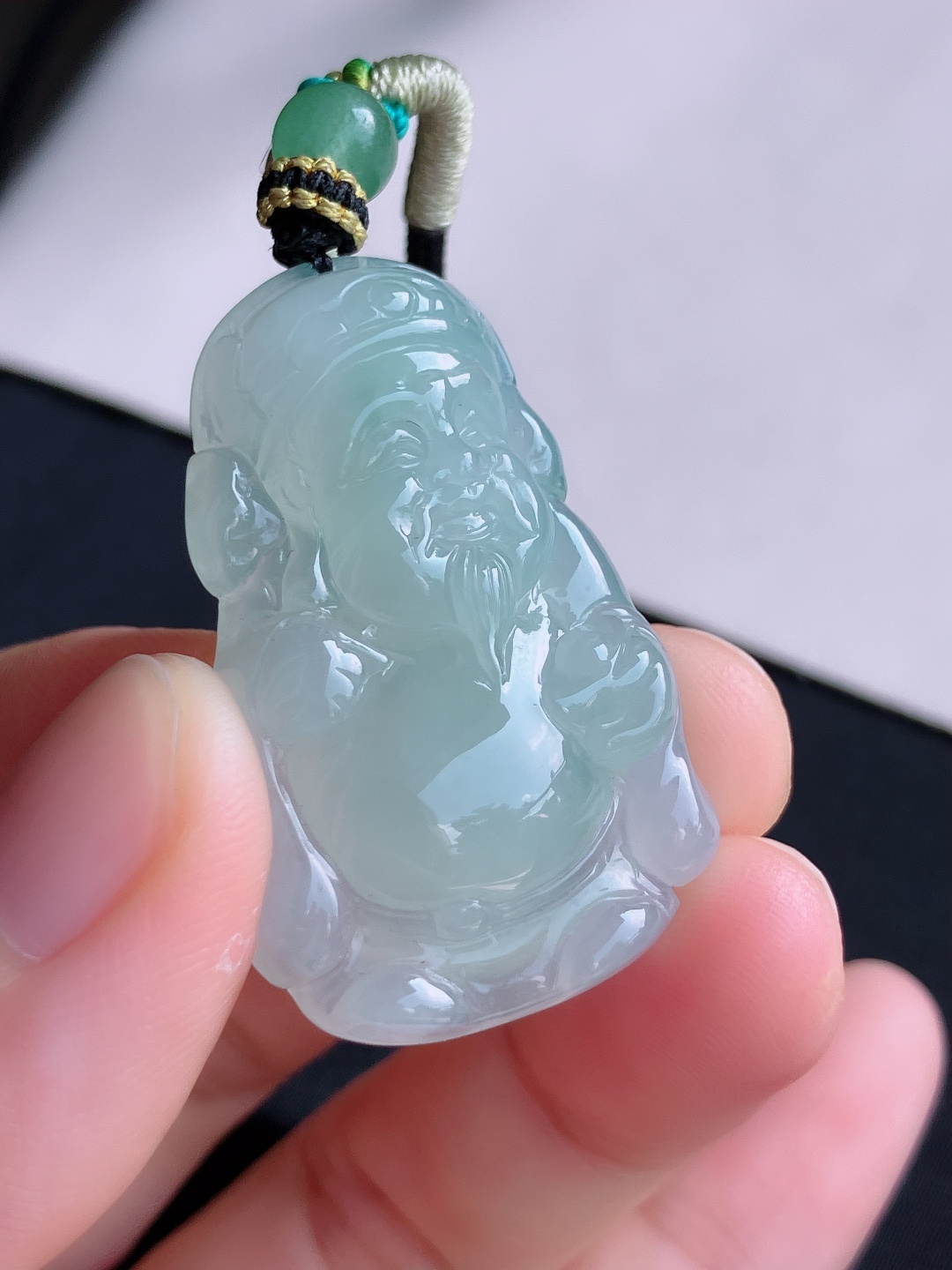 ️底色财神到，晶莹剔透，尺寸36.8/24/8/自然光实拍