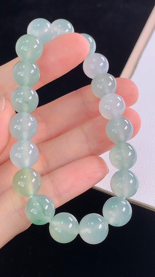 ️冰飘花手链，尺寸:10.1-10.1mm 28
