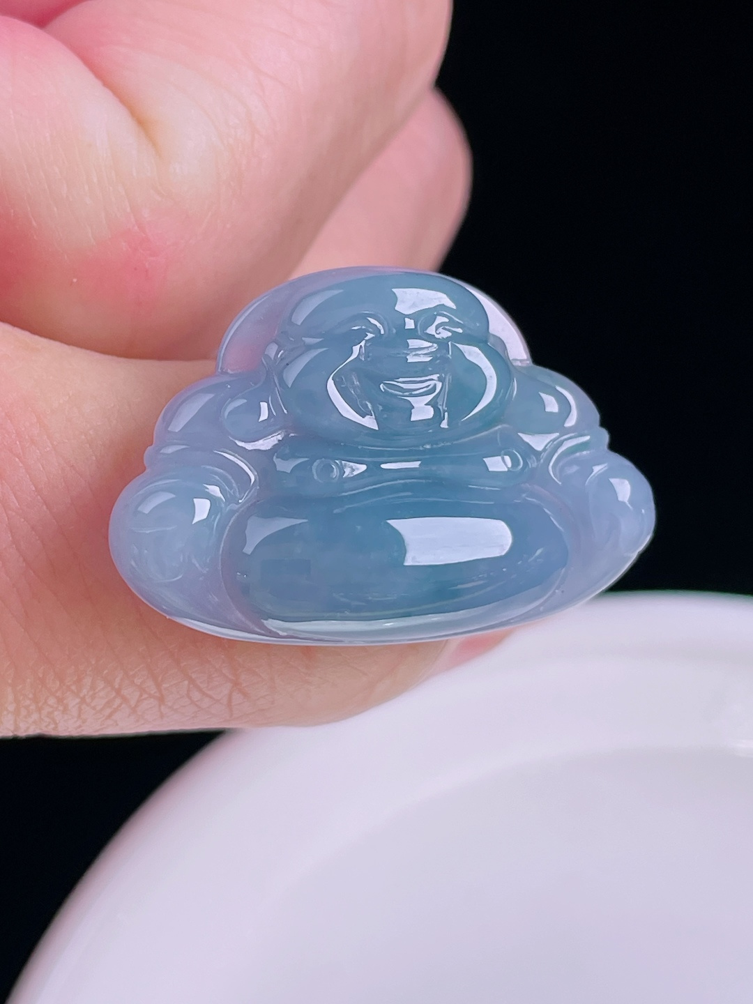 ️佛公，老种起光，细底通透，尺寸：19.2/29.6/5.8mm1002
