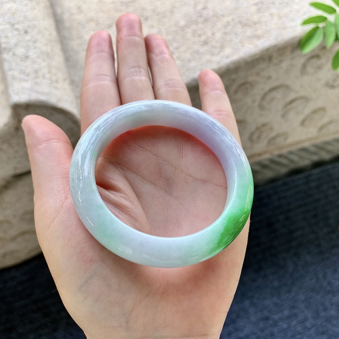 正圈51 52 圈口52/10.4/9.2 编码T3092020 春彩，水润，种老，细腻，有纹线