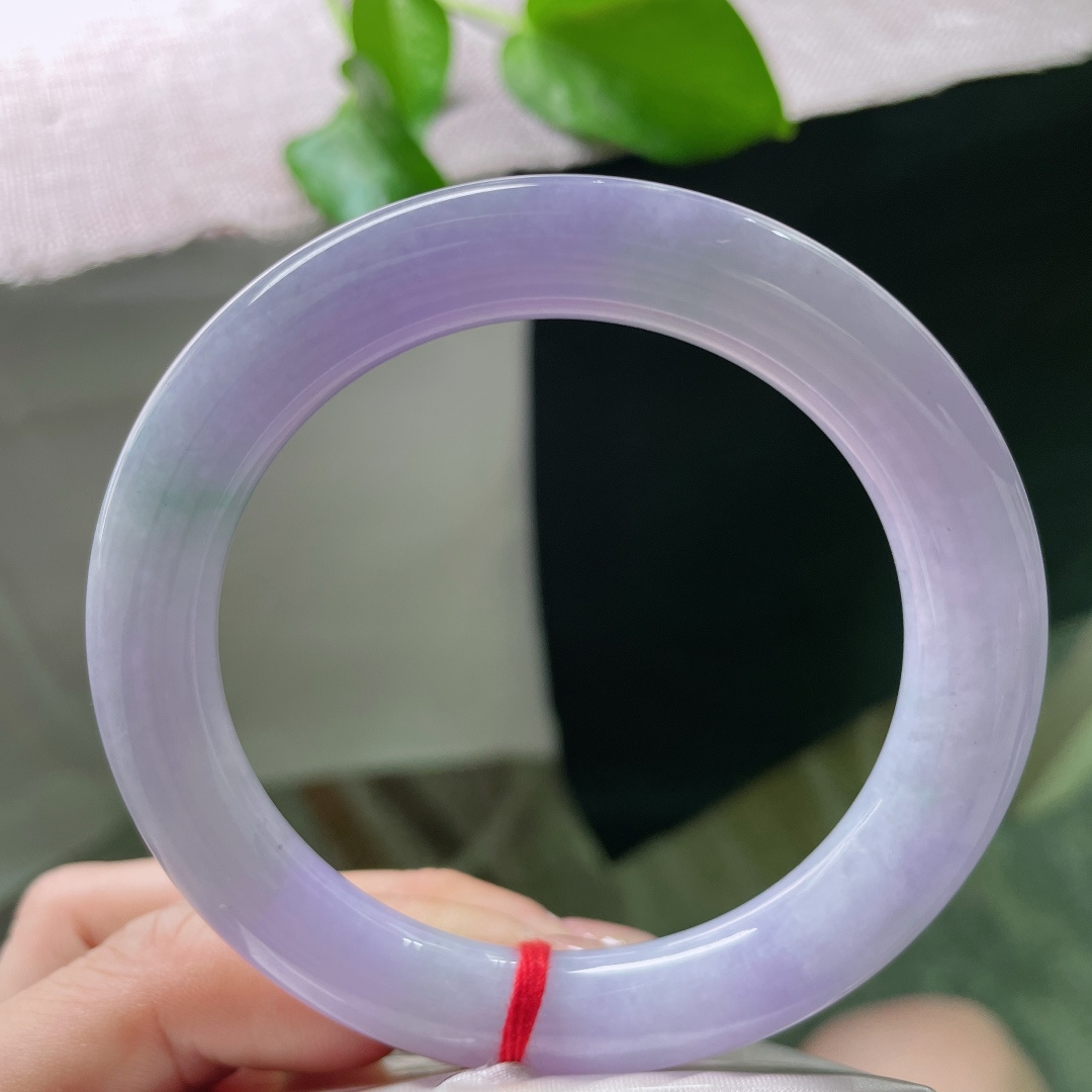 58.5/10.5圆条，水润，紫韵绕腕，清雅自持，又不失雅致仙气，贵气，无裂，ss57116a
