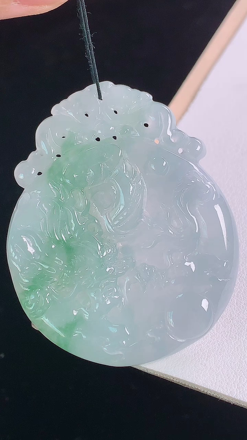 ️龙/凤，无裂，尺寸:54.3-44.2-5.6mm 2