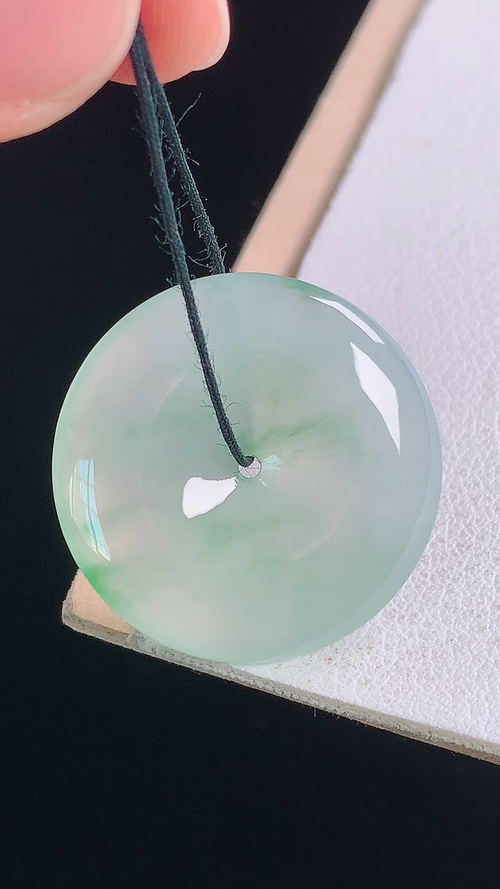 ️冰飘花平安扣，无裂，尺寸:25.0-4.2mm 29