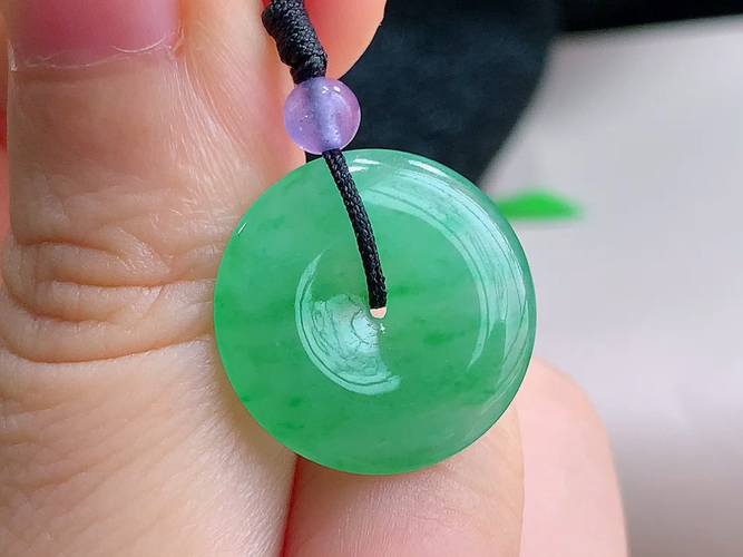️ 平安扣，无裂，尺寸18.6-3.2mm，包A附证书