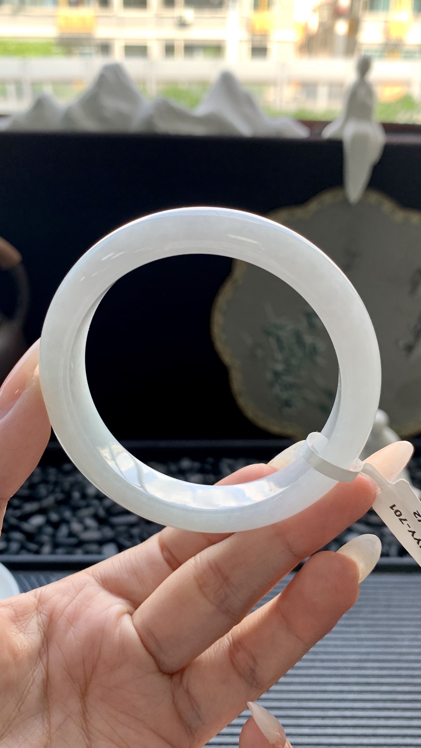 白月光正圈镯成品 HYY-701 尺寸：55-12-8