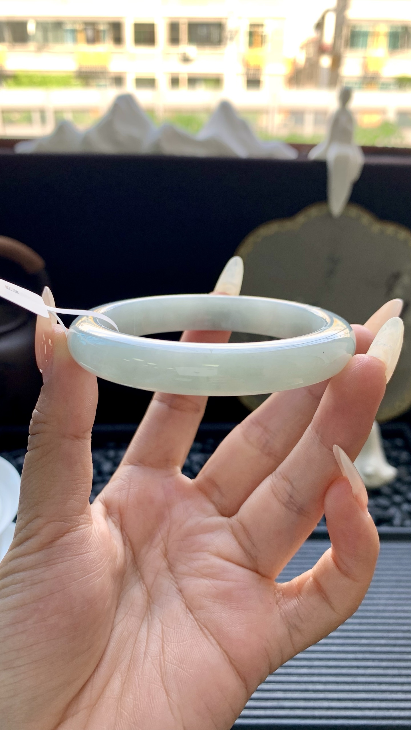 晴底正圈镯成品 HYC-617 尺寸：55-11-8
