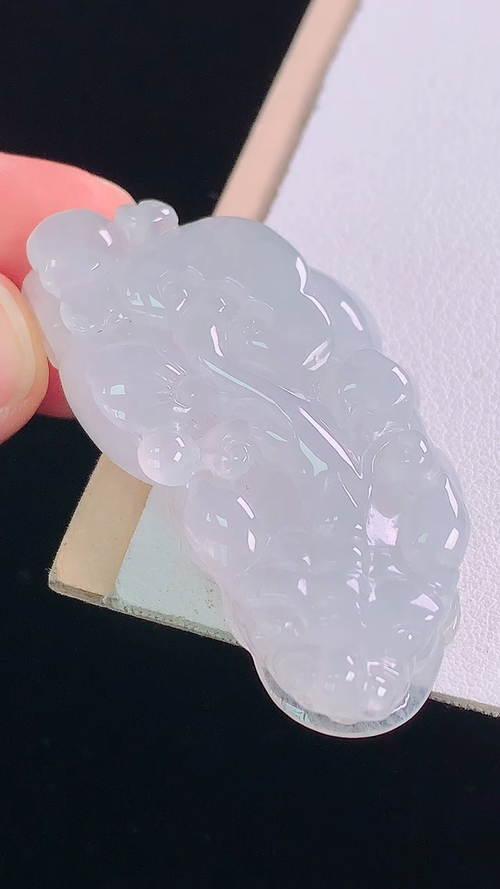 ️冰种貔貅，无裂 尺寸:51.3-24.5-11.9mm 2