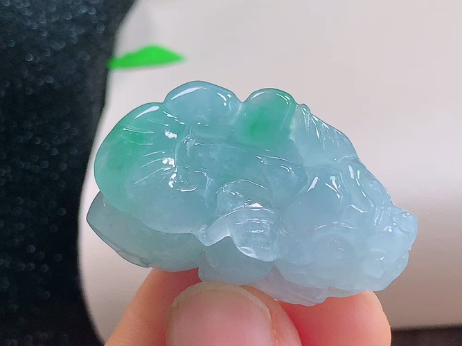 ️ 招财貔貅，无裂，尺寸38.2-22.5-13.5mm，包A附证书