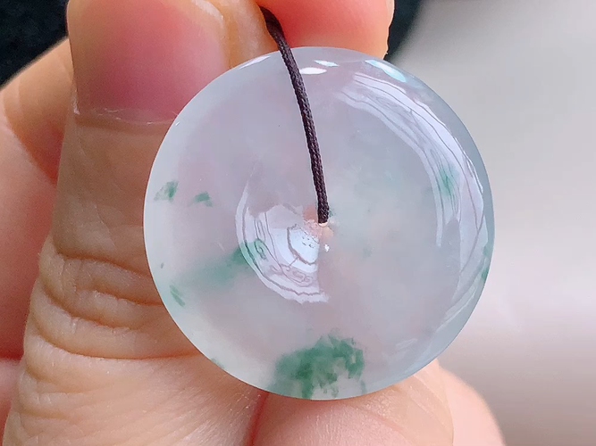 ️ 平安扣，无裂，尺寸24.2-4.4mm，包A附证书