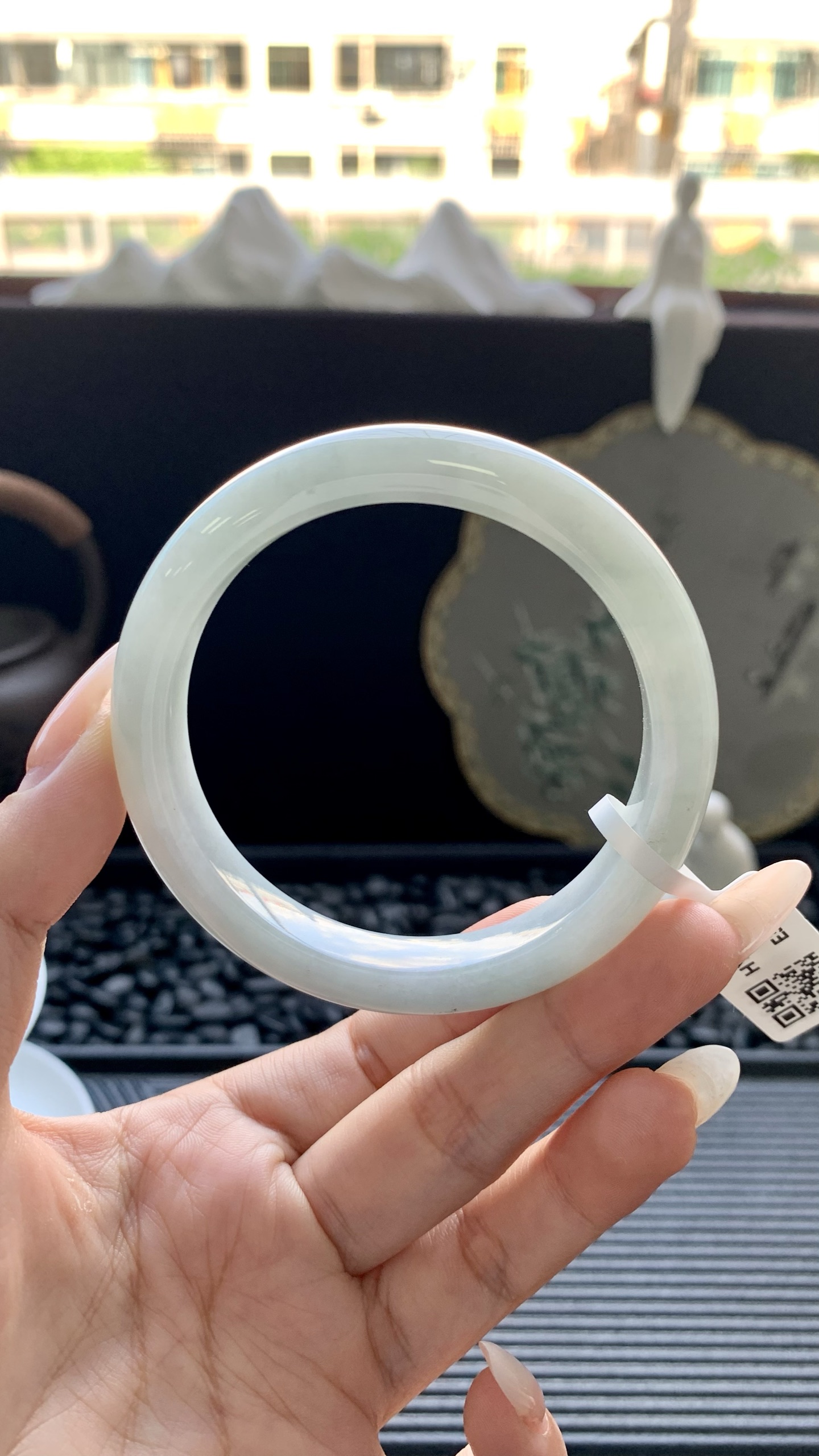 晴底正圈镯成品 HYC-617 尺寸：55-11-8