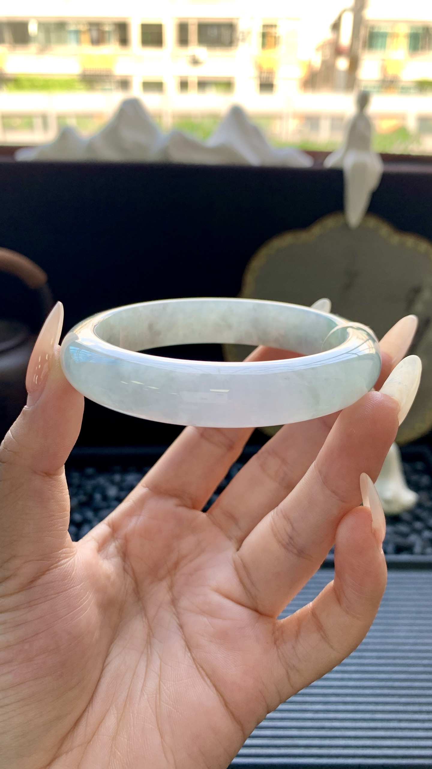 飘花正圈镯成品 HYC-3 尺寸：57.5-13-8.5