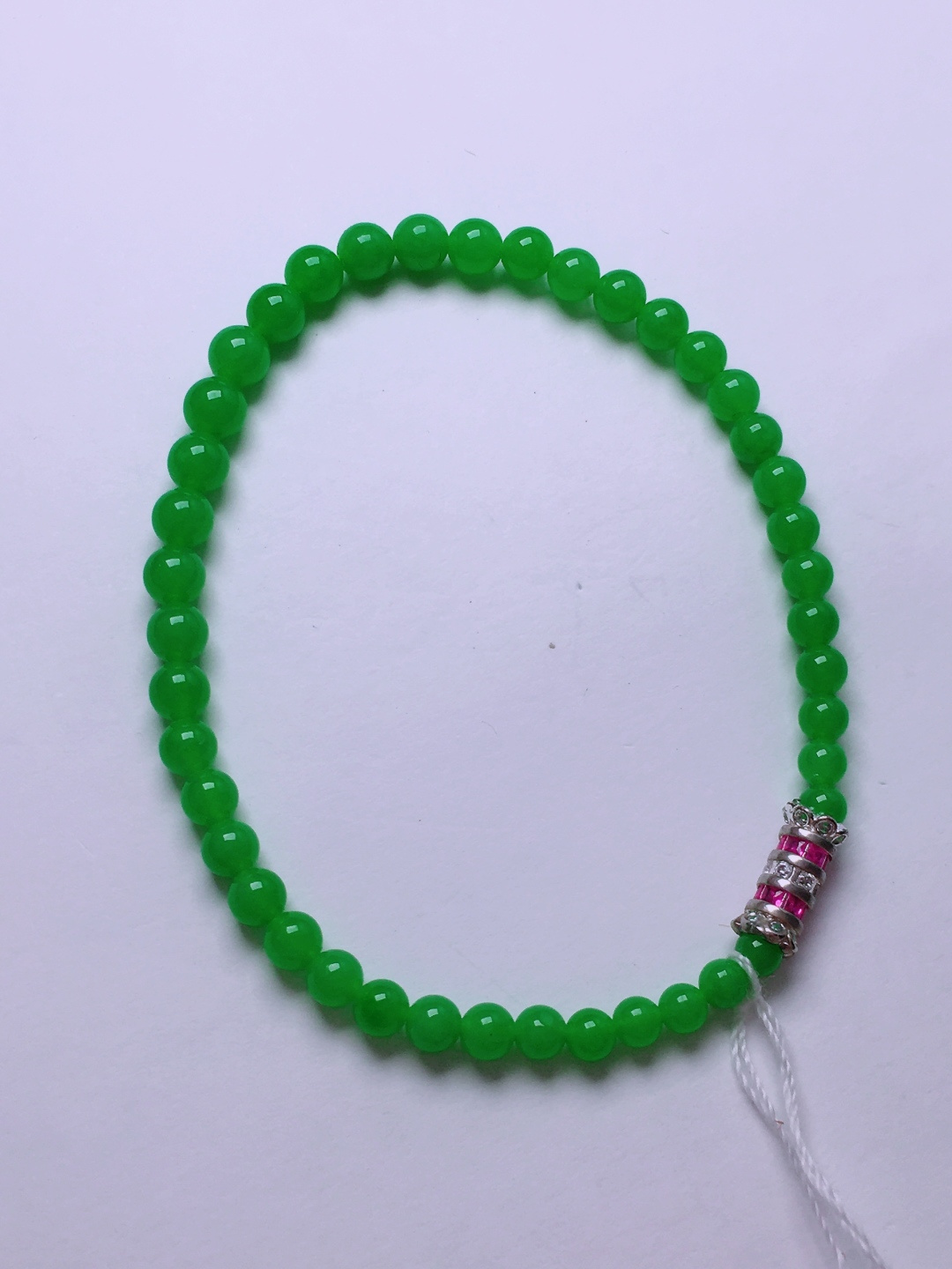 ️绿珠子手链，晶莹剔透，新颖时尚，3.7-4.8