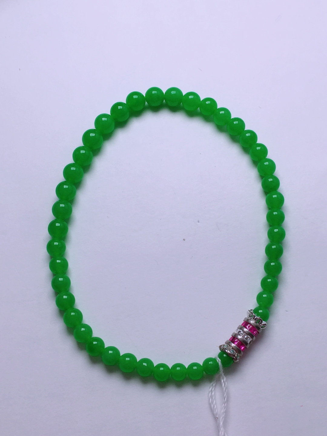 ️绿珠子手链，晶莹剔透，新颖时尚，3.7-4.8