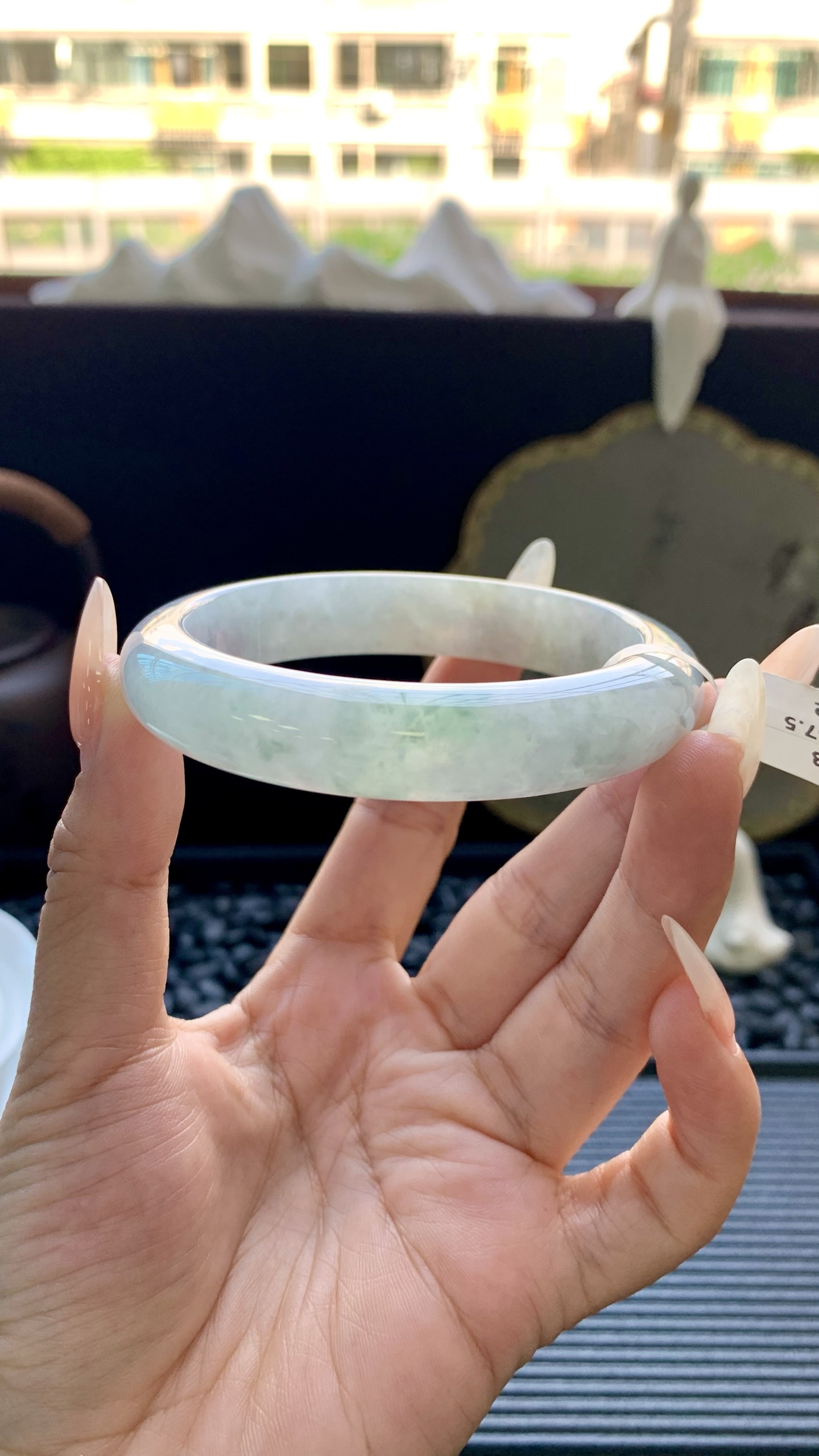 飘花正圈镯成品 HYC-3 尺寸：57.5-13-8.5